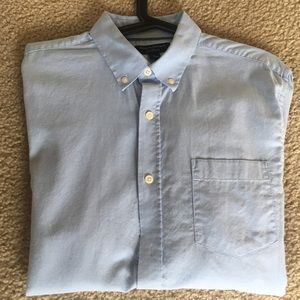 Banan Republic Light Blue Oxford Shirt Large
